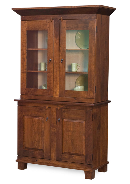 Colonial-China-Cupboard-Wood-Door-Catches-2-Door-Width